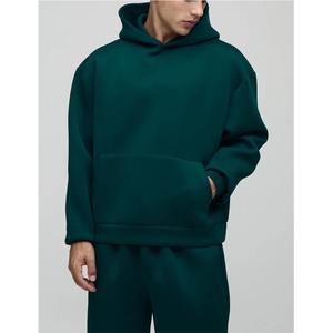 ชุดวอร์มสำหรับผู้ชายชุดวอร์มผ้าฝ้าย100% 450GSM พิมพ์โลโก้สไตล์สตรีท - Product Image 3