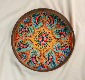 Plateau d'impression en bois émaillé de haute qualité le plus vendu en gros dernier plateau en bois de service forme carrée emballage personnalisé - Product Image 2