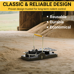 Polystyrene <strong>Mouse</strong> <strong>Trap</strong> Powerful Stainless <strong>Steel</strong> Spring High Sensitive Reusable Rat <strong>Trap</strong> Indoor Outdoor Pest Control - Product Image 6