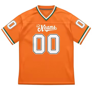 Maillot de football américain streetwear brodé avec logo personnalisé OEM coupe parfaite uniforme de football américain avec logo et design - Product Image 1