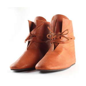 Zapatos medievales de seguridad informales con logotipo personalizado 100% de cuero genuino 2024 de alta calidad con diseño OEM - Product Image 1