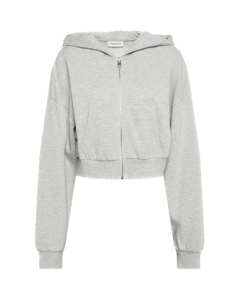 Sudadera con Capucha Corta para Mujer, con Cierre, Bordado Personalizado, Colores Sólidos, 100% Algodón Felpa, Alta Calidad, Informal de Otoño, con Logotipo Frontal - Product Image 2