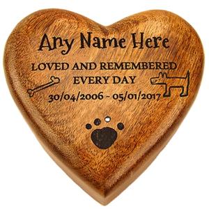 Luxury Homeware Vintage <b>Wooden</b> <b>Heart</b> Shaped Cremation Urns for Human Ashes Adult <b>Wooden</b> Cremation Urns - Product Image 1