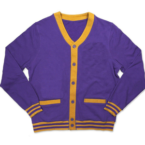 wholesale Oversize V neck Knitted Embroidery Ladies <b>Cardigans</b> With Pockets Fashionable New Design 2025 - Product Image 1