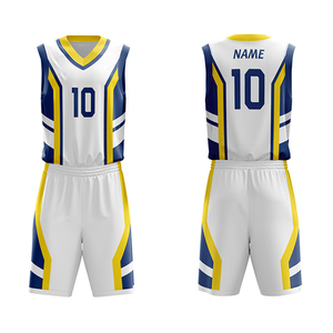 Maillot de basket-ball Laker Design attrayant le plus vendu Logo personnalisé imprimé dans des uniformes de basket-ball de couleur différente pour l'été Bsci - Product Image 1