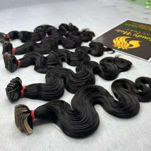 ผมต่อแบบเทป Body Wave ราคาส่ง คุณภาพดีที่สุด ผมแท้เวียดนามแบบดิบ ไม่ผ่านการแปรรูป ผมต่อแบบเทปมองไม่เห็น - Product Image 1
