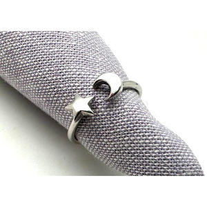 Nouveau Design classique Ramadan rond de serviette boucles de serviette décoration de table musulmane pour la fête de l'Aïd Ramadan porte-serviettes islamique - Product Image 4