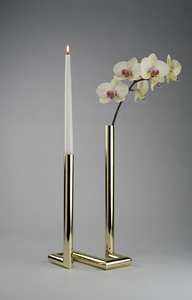 Premium Solid <b>Brass</b> Candle Holder Luxury <b>Brass</b> Candle Stand for Hotel & Villa Export Quality <b>Brass</b> Candle Holder - Product Image 3