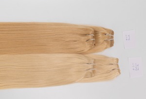 Meilleure qualité 613 blonde Remy cheveux noués à la main trame Extensions longue durée cuticules alignés directement du meilleur fournisseur indien - Product Image 3