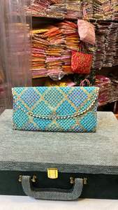 Bolso de mano bordado Vintage a la moda para mujer, bolso Potli, bolso de mano, recuerdo de boda, regalo de devolución, invitados inspirados en la India - Product Image 6