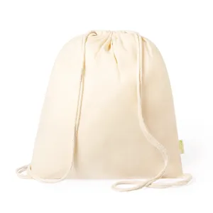 Zaino in Cotone Biologico Frido Eco-Gadget, Sacca Sportiva Ecologica con Coulisse per Promozioni - Product Image 1