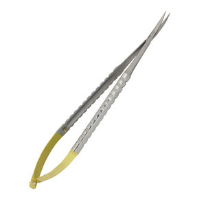 Offre Spéciale – Porte-aiguille Castroviejo allemand pour microchirurgie, manuel, réutilisable, argenté, revêtement titane, certifié CE ISO - Product Image 3