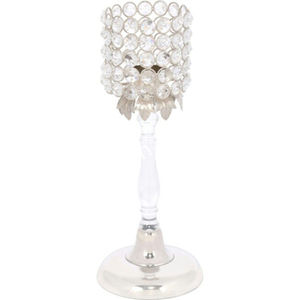 Venta caliente soporte de vela colgante con cuentas candelabro antiguo para fiestas decoración de eventos soporte de vela de Metal para Hotel/hogar - Product Image 3