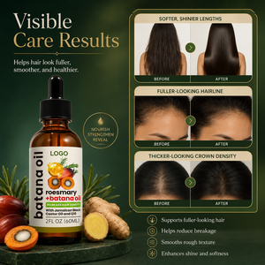 Huile de croissance capillaire Pure Batana avec extrait de romarin et huile de ricin noire, coenzyme Q10, traitement du cuir chevelu pour hommes et femmes - Product Image 5