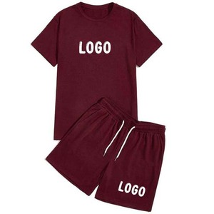 Conjunto de Camiseta y Pantalones Cortos Personalizados con Logotipo 2026, Conjunto de Verano de Dos Piezas para Hombre, 100% Algodón, Color Personalizado, Todas las Tallas - Product Image 3