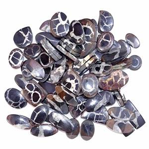 คู่โสเภณีสีดำอัญมณีควอตซ์ธรรมชาติแบบหลวมสำหรับทำเครื่องประดับ - Product Image 3