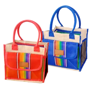 Thailand's Assorted Canvas Cloth Sack Shopping Tote Bags From Thailand: Stylish, Durable, Perfect For Personal Use.