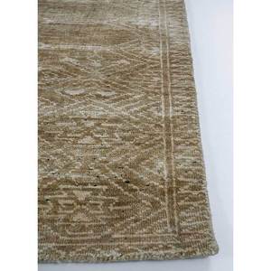 Alfombra de Seda Anudada a Mano AKPS-3002 Gulmarg Gold, Diseño Geométrico Clásico, 10 mm, Viscosa, para Entrada, Pasillo, Rectangular, Hecha a Mano - Product Image 4