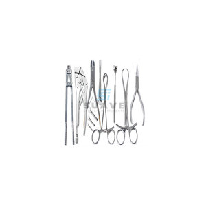 Juego de cirugía ortopédica para amamantamiento, conjunto de cirugía para amamantamiento, para uso veterinario, 11 unidades - Product Image 2