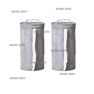 Porte-serviettes galvanisé de conception classique Porte-serviettes en tissu de forme ronde de la plus haute qualité au prix le plus bas - Product Image 3