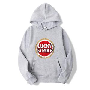 2024 Sudadera con capucha para hombre Lucky Strike Logo bordado desgastado polar 3D impreso estilo de invierno 100% algodón - Product Image 3