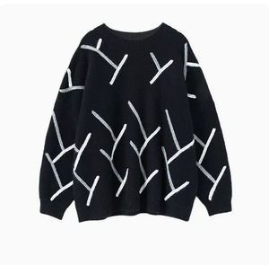 Suéter de Punto Personalizado OEM para Mujer, Abrigo de Invierno Cálido y Transpirable, Chaqueta de Moda, Talla Grande, Estándar, Forro de Lana con Patrón de Lana - Product Image 3