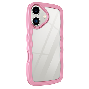 เคสโทรศัพท์2D แฟชั่นสีว่างเปล่าขอบคลื่น2in1 TPU PC ระเหิดระเหิดพิมพ์ UV ฝาครอบป้องกันสำหรับ iPhone 16 15 PRO MAX - Product Image 2