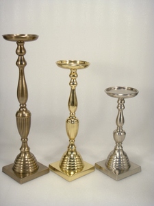 Portavelas de pilar de aluminio para artículo decorativo de mesa - Product Image 3