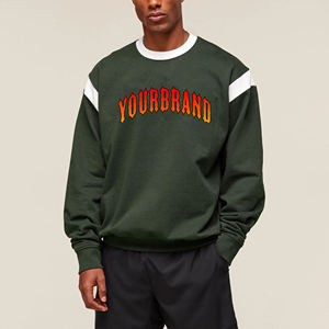 Sudadera holgada de manga larga de gran tamaño para hombre de alta calidad, pulóver personalizado, sudaderas con capucha, ropa de calle bordada de invierno 100% - Product Image 4