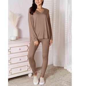 Nuevos diseños de camisetas de mujer de manga larga, Top deportivo, cuello redondo regular con mangas largas, Exportación del proveedor BD - Product Image 2