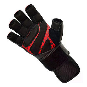 Gants d'haltérophilie de qualité supérieure avec support de poignet Gant de gymnastique de musculation demi-doigt pour hommes - Product Image 3