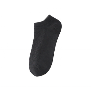 Chaussettes courtes en coton de couleur unie pour femmes, respirantes, tricotées, pour un usage quotidien, style fin d'été - Product Image 2
