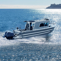 Kinocean – bateau de pêche Cuddy à grande vitesse de 26 pieds, bateau marin avec tout en aluminium à vendre