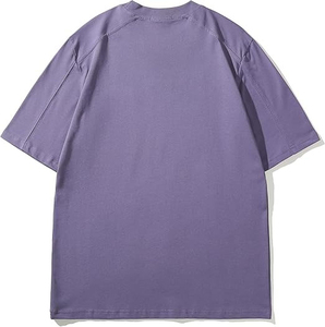 Logo de marque personnalisé en gros 100% coton coupe ample T-shirt blanc avec poche pour hommes T-shirts pour hommes décontractés unis pour la dernière conception - Product Image 2