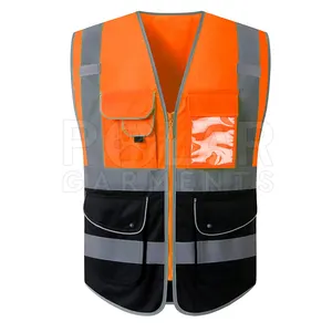 Giubbotti riflettenti Hi Vis di alta qualità gilet 100% di sicurezza in poliestere miglior prezzo lavoro giubbotti riflettenti Hi Vis vendita Online per gli uomini