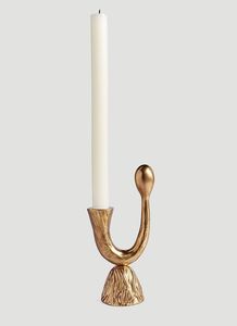Bougeoir en métal de style vintage avec finition rustique adapté à la décoration intérieure traditionnelle et aux cérémonies religieuses - Product Image 4