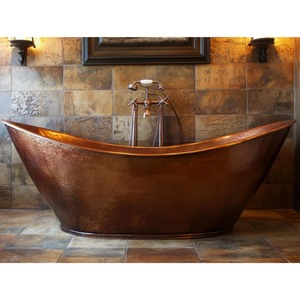 Les magnifiques tons métalliques chauds du cuivre créent une ambiance apaisante de type spa qui favorise la relaxation et le soulagement du stress. - Product Image 2