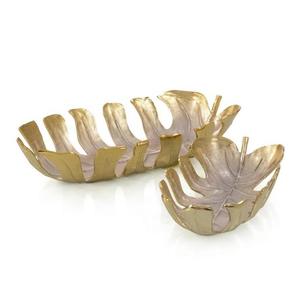 Cuenco decorativo de alta calidad con acabado dorado, cuenco de metal de aluminio hecho con nuevo diseño para decoración. - Product Image 1