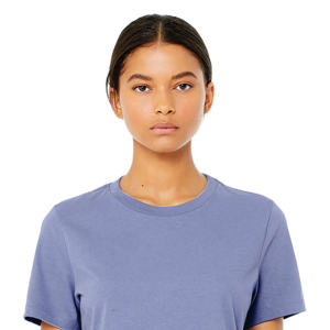 Camiseta de algodón suave para mujer, respetuosa con el medio ambiente, diseñador liso, color personalizado, tamaño al por mayor, en blanco, ajustado, cuello redondo, manga corta, ajustado - Product Image 4