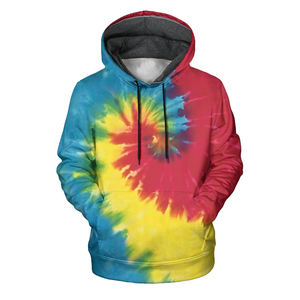 Sudaderas con capucha y sudaderas de talla grande para hombre de moda 2025 Tie-Dye y sublimadas con pantalla DTF DTG e impresión digital - Product Image 5
