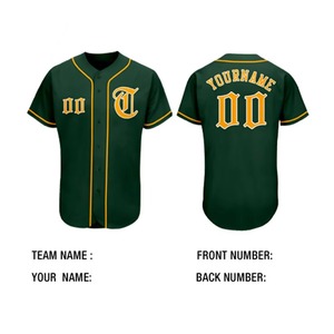 Uniformes de baseball et de softball pour jeunes hommes, maillots de baseball cousus, chemises personnalisées sublimées et brodées, XXL unisexe, OEM - Product Image 3