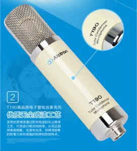 <span class=keywords><strong>Alctron</strong></span>/ Akron T190ไมโครโฟนไดอะแฟรมขนาดใหญ่ตัวเก็บประจุแบบท่ออิเล็กตรอนไมโครโฟนบันทึก - Product Image 6