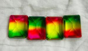 Cristal de tourmaline bio couleur naturelle unique, doublet de qualité AAA, forme radiante, taille personnalisée, pierre précieuse en vrac pour la fabrication de bijoux - Product Image 3