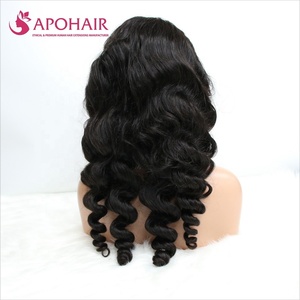 วิกผมหยิกมหัศจรรย์สำหรับผู้หญิง,วิกผมแท้บราซิลเลียนสีดำธรรมชาติวิดพื้นหน้า13X6 HD - Product Image 5