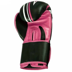 Gants de boxe avec impression personnalisée du logo Gants de boxe professionnels en cuir de vachette synthétique Gants d'entraînement de combat Gants de boxe en gros - Product Image 2