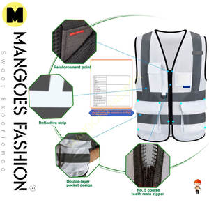 Workwear <b>Vest</b> Traffic Reflective Safety <b>Vest</b> Men's Outdoor <b>Fishing</b> <b>Vest</b> Customized Logo Workwear Multi-functional Safety Clothin - Product Image 2