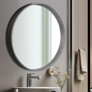 Modern Art Deco Square Gold Metal Iron Frame Deep Set Design Entryway Decor <b>Large</b> Wall <b>Mirror</b> for Wedding - Product Image 4