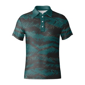 Camiseta de Golf Premium de Jersey Sólido para Hombre, Tejido de Secado Rápido, Corte Regular, Ligera, con Logotipo Personalizado OEM - Product Image 3