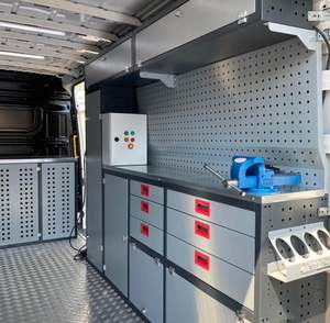 Étagères de rangement modulaires pour fourgonnettes compatibles avec tous les véhicules, étagères de fourgonnettes personnalisables, étagères de fourgonnettes de fret modulaires, ensembles gauche et droite - Product Image 3