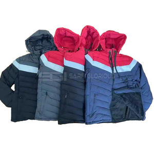 Chaquetas acolchadas ligeras de alta calidad para hombre, ropa para exteriores con capucha de Color sólido para invierno, servicio OEM en Stock para venta al por mayor - Product Image 3